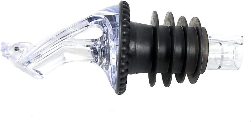 AmeriPour - Speed Pourer - Patron Pour Spout With Gravity Flap - Made 100% In The USA. Free Flow Bar Spouts That Don't Leak - No Cracks, Just A Smooth Cocktail Pour Every Time. (Clear) - Image 2